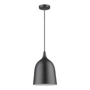 Crofton Metal Pendant Light In Matt Black