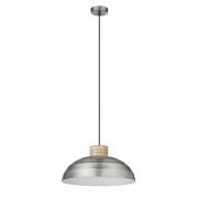 Diaz Aluminium Pendant Light In Satin Nickel