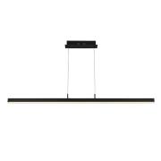 Tribeca LED Bar Pendant Light In Matt Black