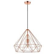 Merton Metal Pendant Light Large In Copper