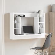 Kodak Wooden Wall Mounted Laptop Desk In White