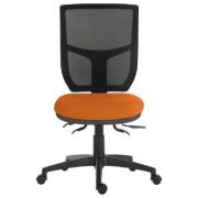 Earlville Fabric Home And Office Chair In Black And Orange