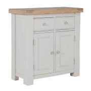 Dawson Wooden Sideboard With 2 Doors 2 Drawers In Taupe