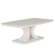 Decatur Glass Rectangular Coffee Table In Greige